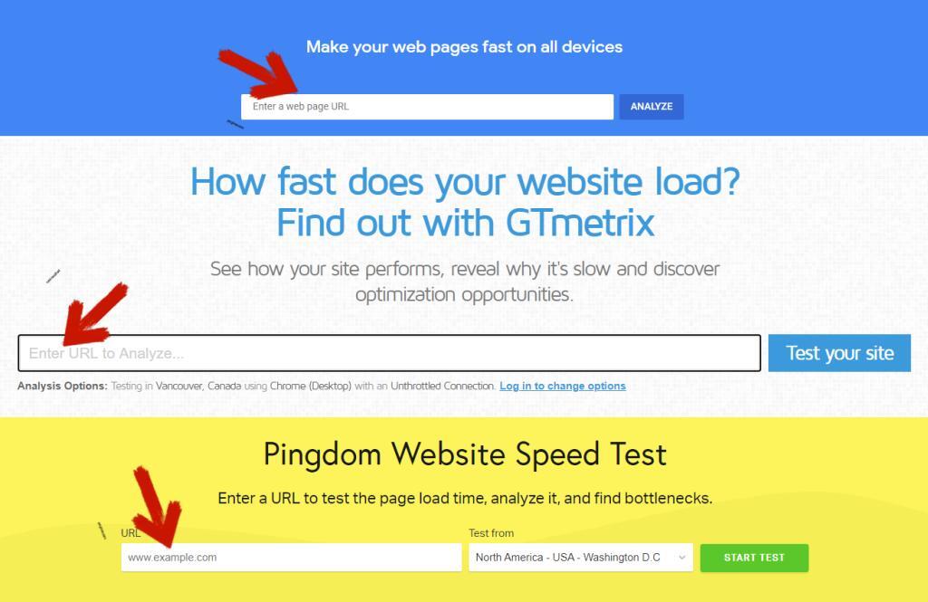 Test Websites Speed