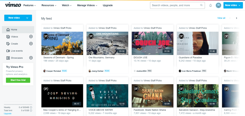 Vimeo - Best YouTube Alternative