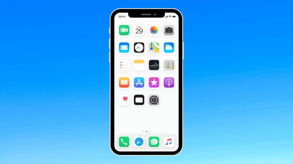 SnowBoard Theme for iOS 14 - kindaStock